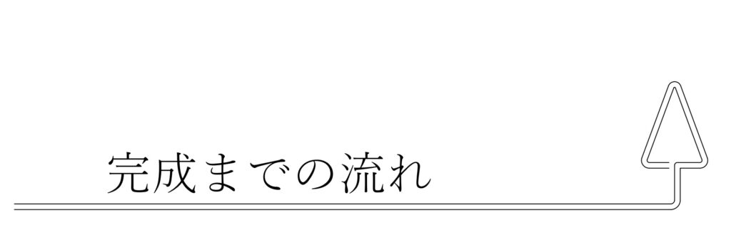 完成までの流れ