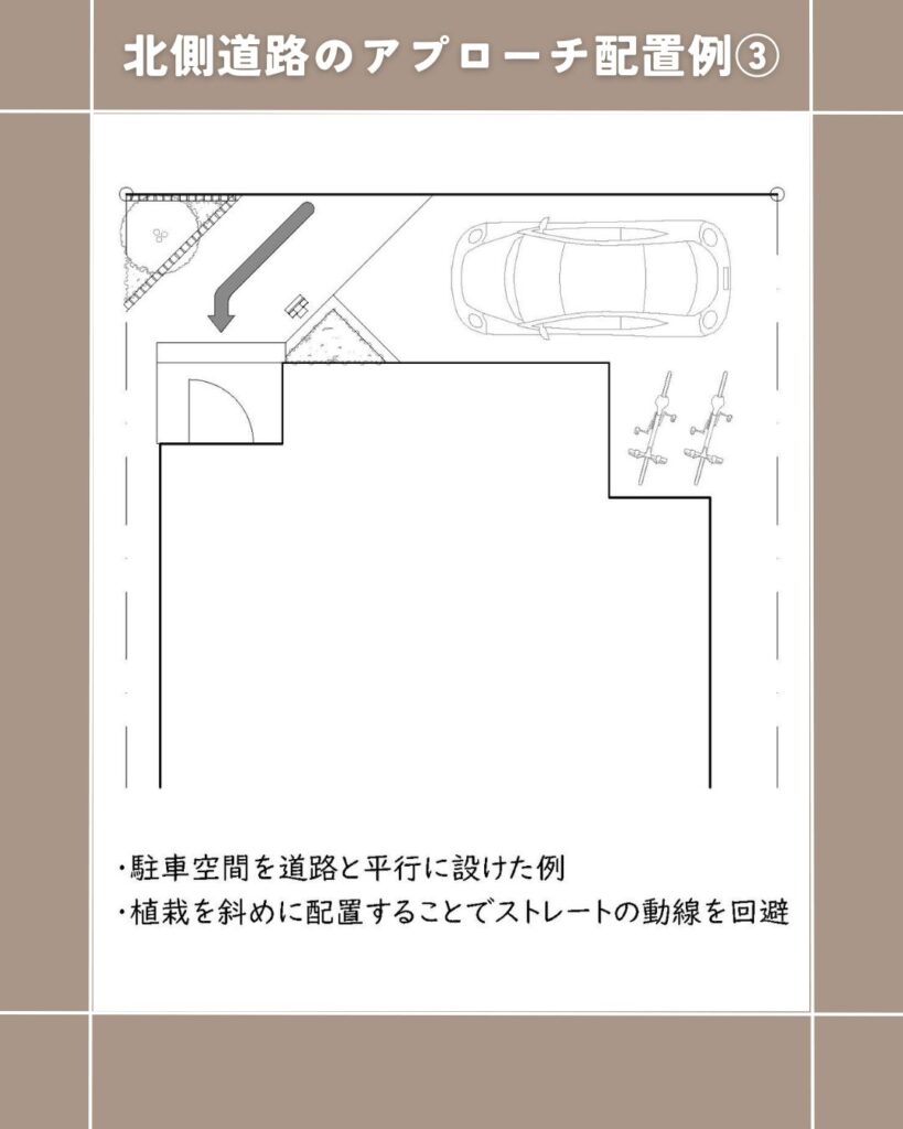 北側道路③